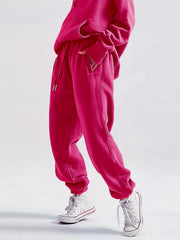 Stylish Drawstring Pockets Jogger Pants for Women