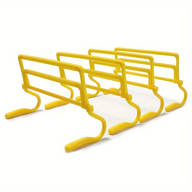 4pcs Folding Football Training Hurdles Adjustable Hurdle For Agility Training