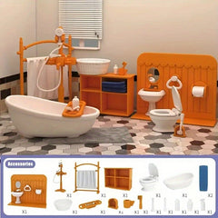 Girls Mini Games Simulation DIY Doll House Role Play