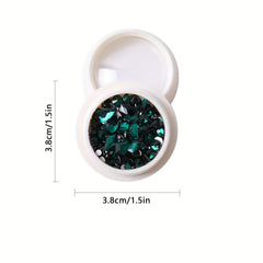 6 Boxes Nail Art Rhinestones Set with Drill Pen and Tweezers