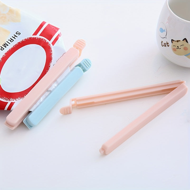 5pcs Plastic Sealing Clips Bag Clips Airtight Sealing Long Clips Kitche...