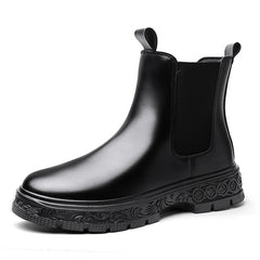 Men's Chelsea Boots Sculpted Sole Casual Walking Shoes