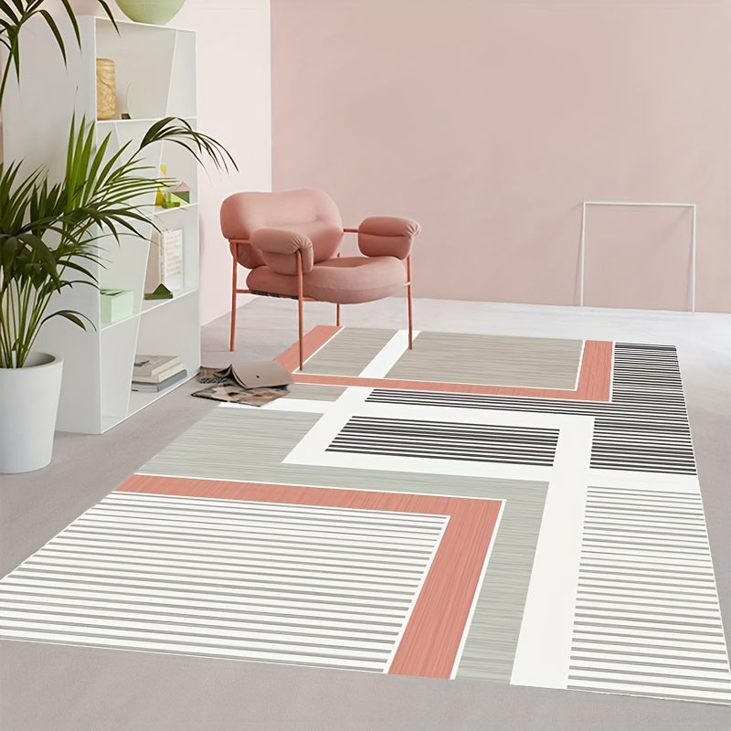 Fluffy Faux Wool Area Rug Contemporary Large Carpet Soft Comfo