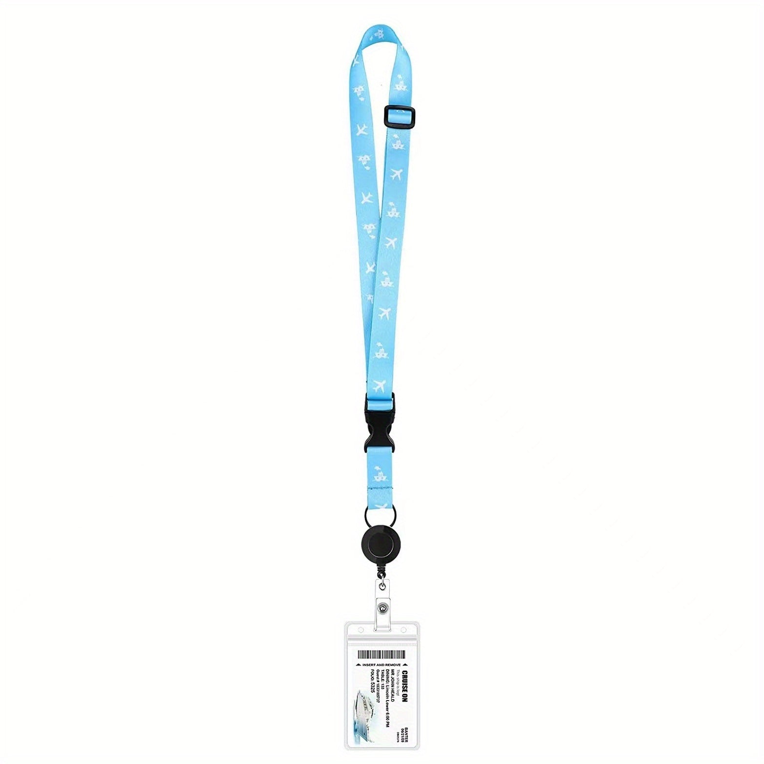 Nautical Series Printed Polyester Phone Key Lanyard