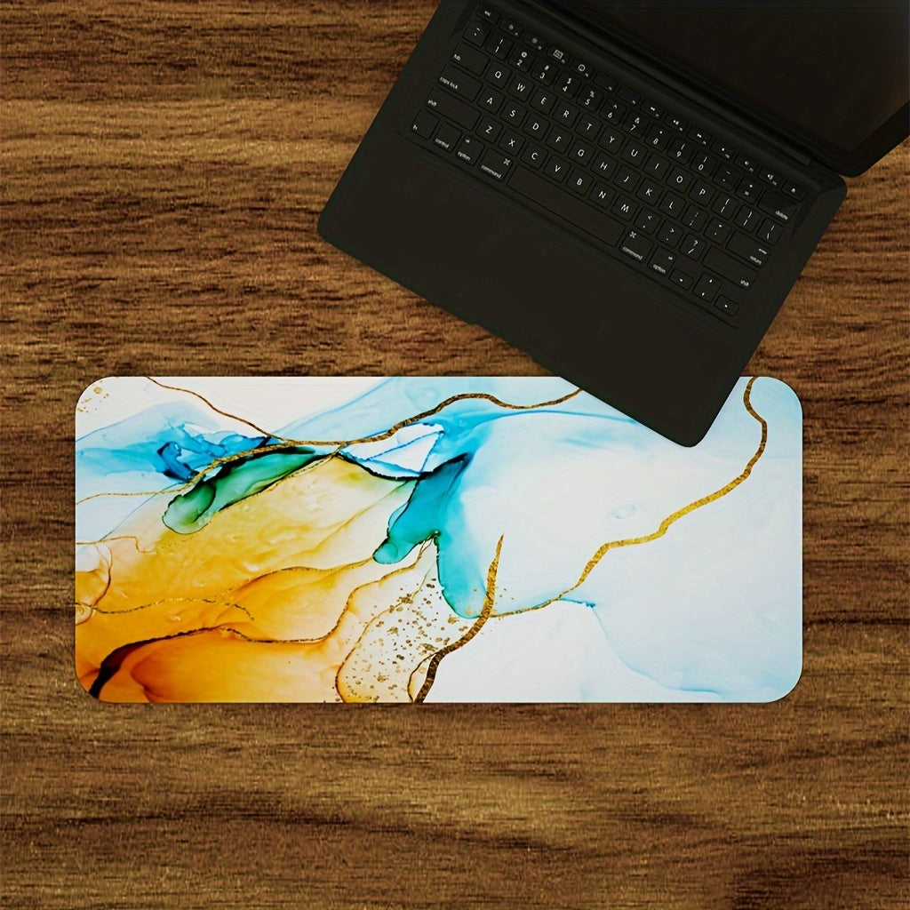 Abstract Marble Non-slip Mouse Pad for Home & Office Use
