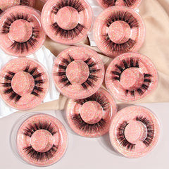 20 Pairs Mixed Style False Eyelashes for Daily Use