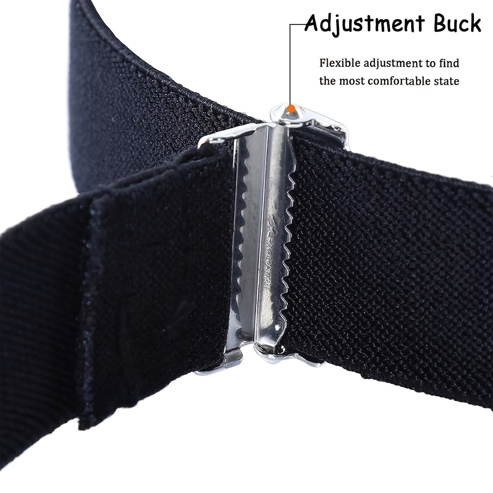 2pcs Kids Adjustable Elastic Belts with Leather Loop
