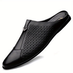 Men's No Tie Slip On Loafers Mesh Casual Outdoor Walking Shoes