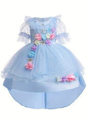 Girls Princess Dress Christmas Party Costume Dress Up
