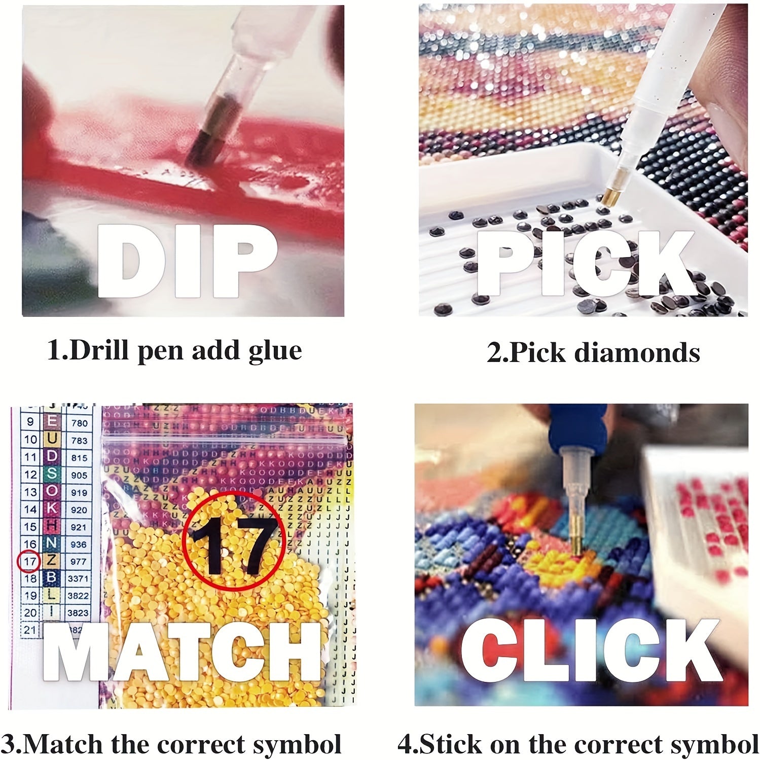 Santa Claus Animals Diamond Painting Kit 5D DIY Home Decor