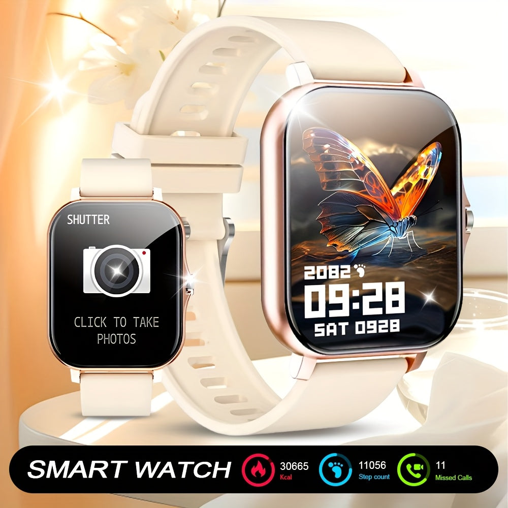 Wireless Smartwatch with Multiple Sports Modes & Camera Control