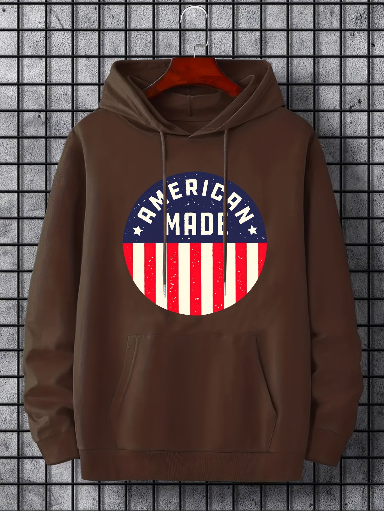 Graphic Print Hoodie for Men