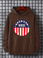 Graphic Print Hoodie for Men