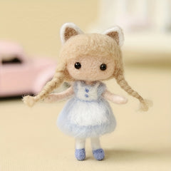 Princess Felt Kit DIY Embroidery Wool Felt Craft Stitch Needlework
