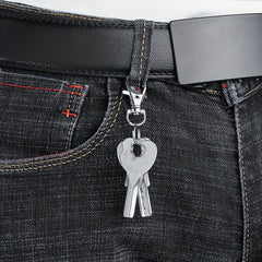 20pcs Keychain Keyring for Outdoor Camping Fishing