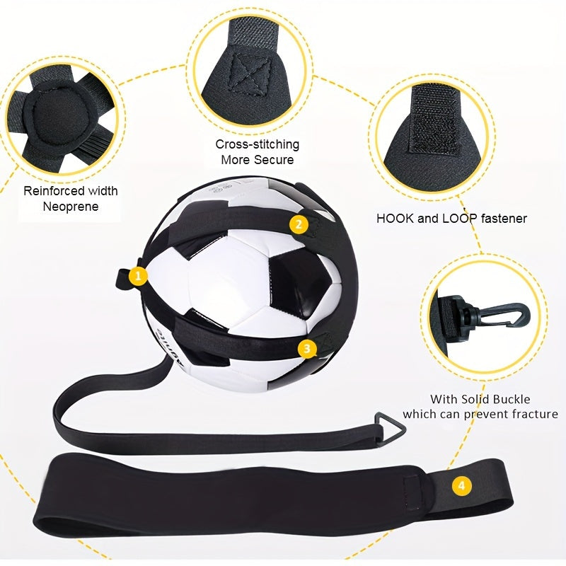 Adjustable Elastic Soccer Ball Trainer for Single Practicing
