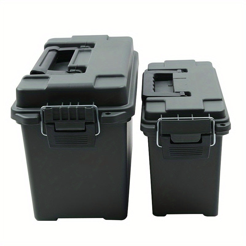 1pc Tool Case Utility Protective Container Lockable Carrying Portab