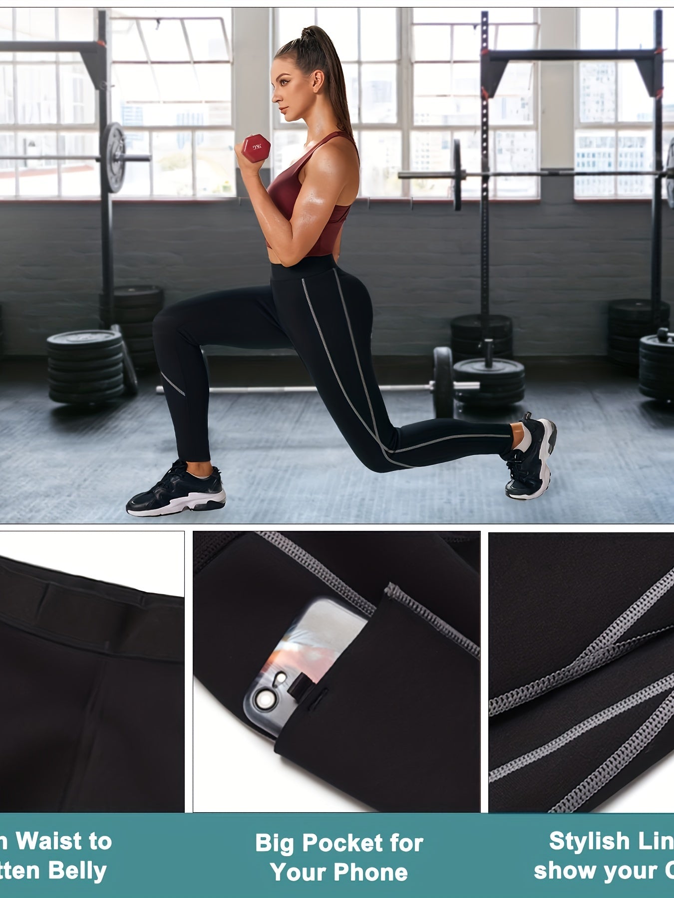 Women's High Waisted Yoga Sports Tight Pants