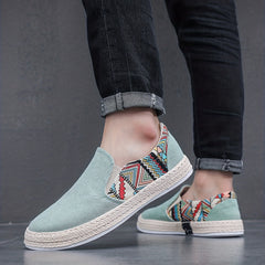 Men's Slip-On Espadrilles Loafers Canvas Sneakers