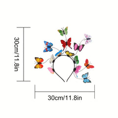 Butterfly Fascinator Headband Tea Party Halloween Costume Hair Accessories