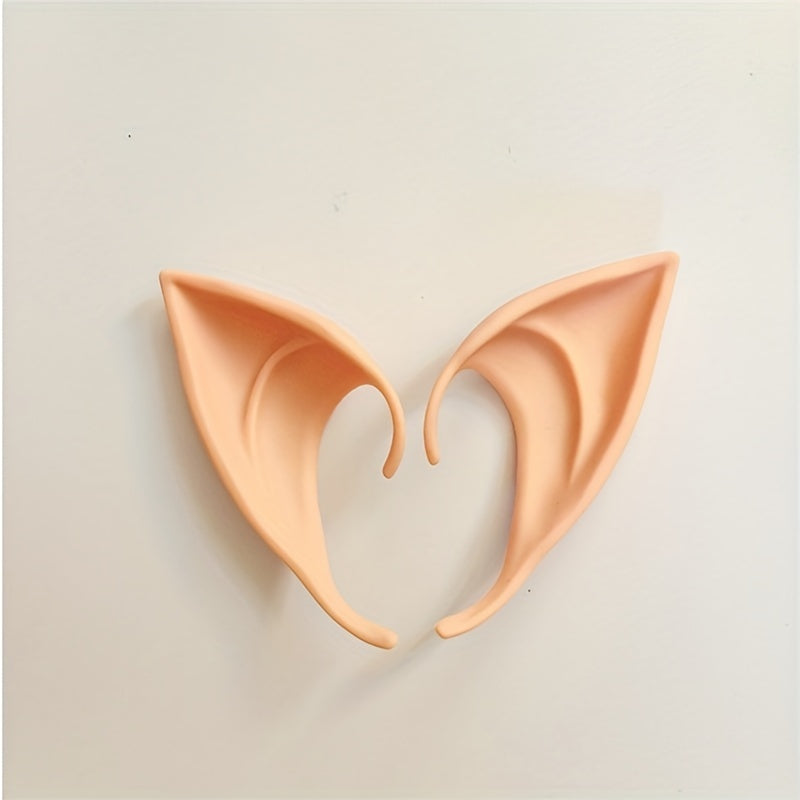 Latex Fairy Pixie Elf Ears Cosplay Accessories Halloween Party Soft Pointe