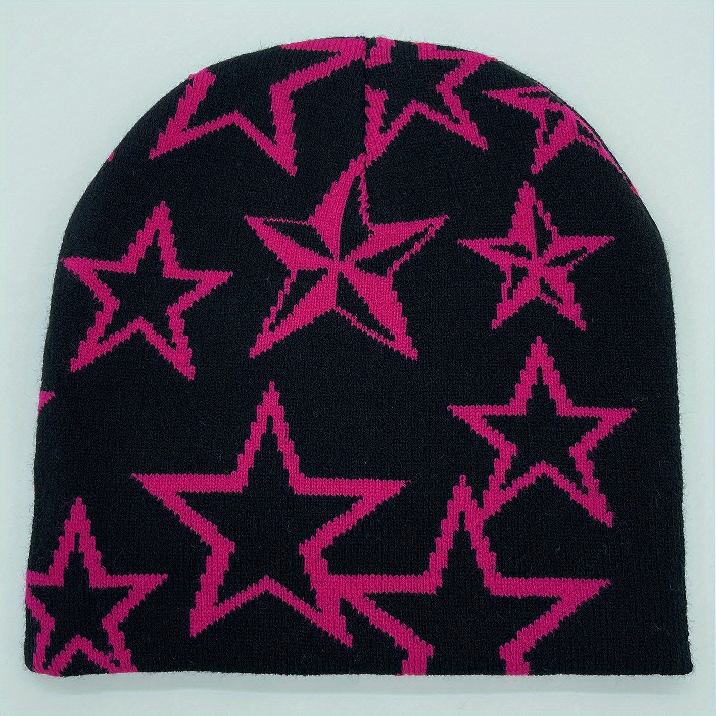 Pentagram Knitted Hat Jacquard Hat Hip Hop Hat Outdoor Sports Street Hat