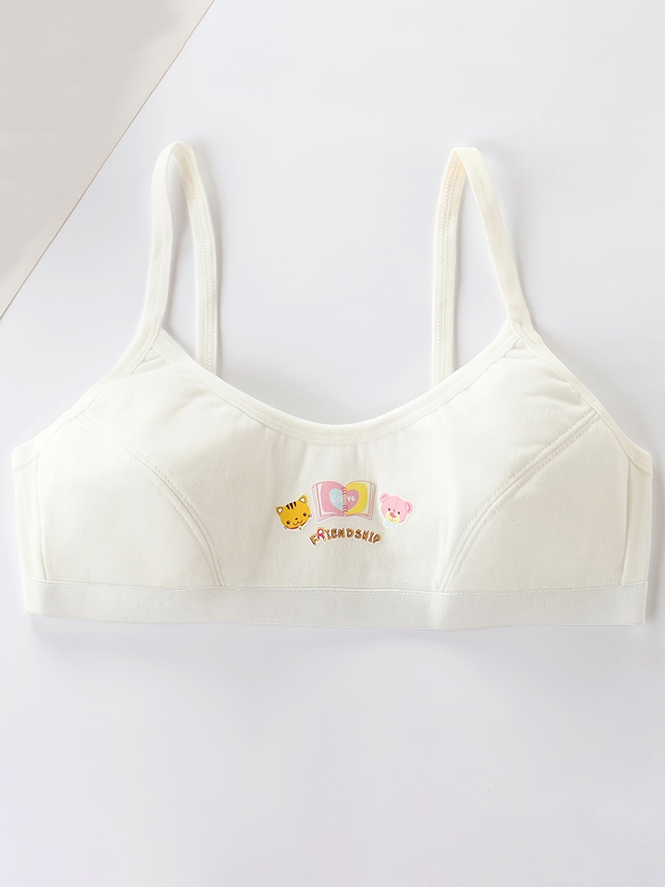 Girls Animal Graphic Sports Bra Set for Teens