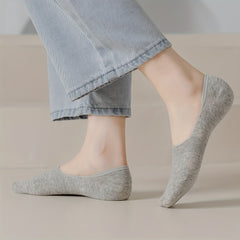 15 Pairs Solid Invisible Socks Low Cut Ankle Socks Women's Stockings