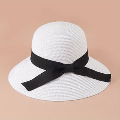 Wide Brim Floppy Sun Hat UV Protection Straw Hats For Summer
