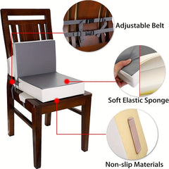 2pcs Chair Increasing Cushions Portable Adjustable Washable Thickened Chair Seat