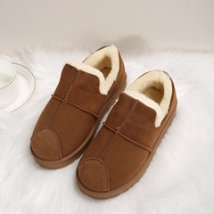 Women's Winter Snow Shoes Warm and Comfortable Solid Ankle Boots