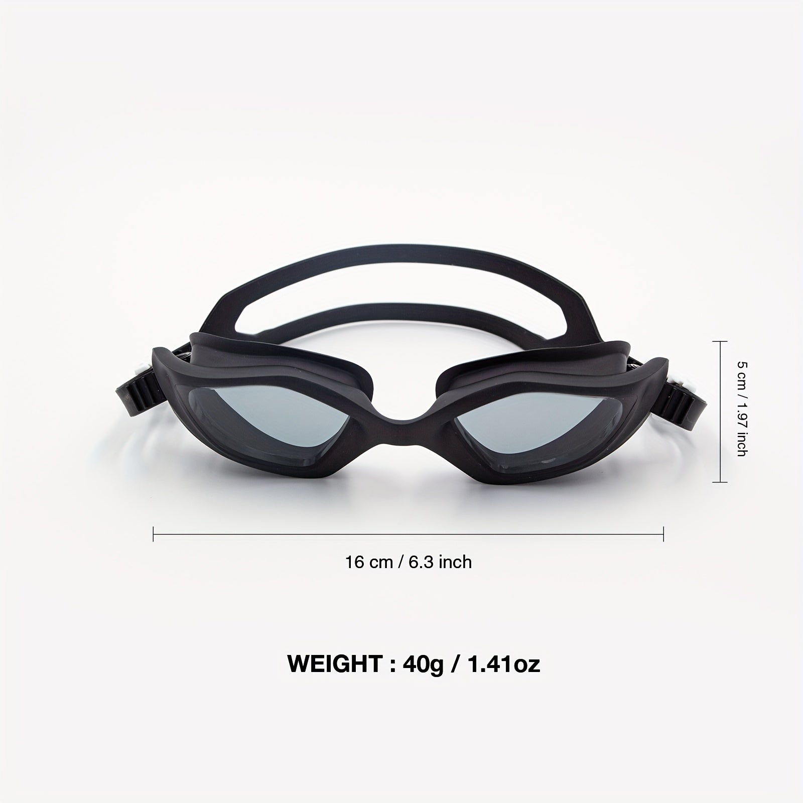 Swimming Goggles Anti Fog UV Protection Wide View Waterproof Glasses