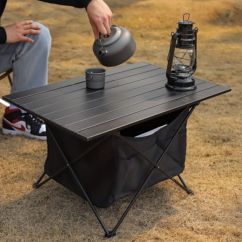 Portable Folding BBQ Table Aluminum Alloy Camping Outdoor Cooking