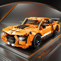 Building Block Toy Car Science Education Kids Sports Car