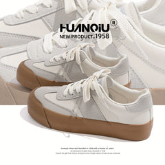 HUANQIU Women's Low Skate Shoes Lightweight & Comfy Non slip