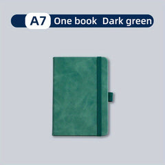 A7 Portable Notebook Soft Leather Cover 200 Pages