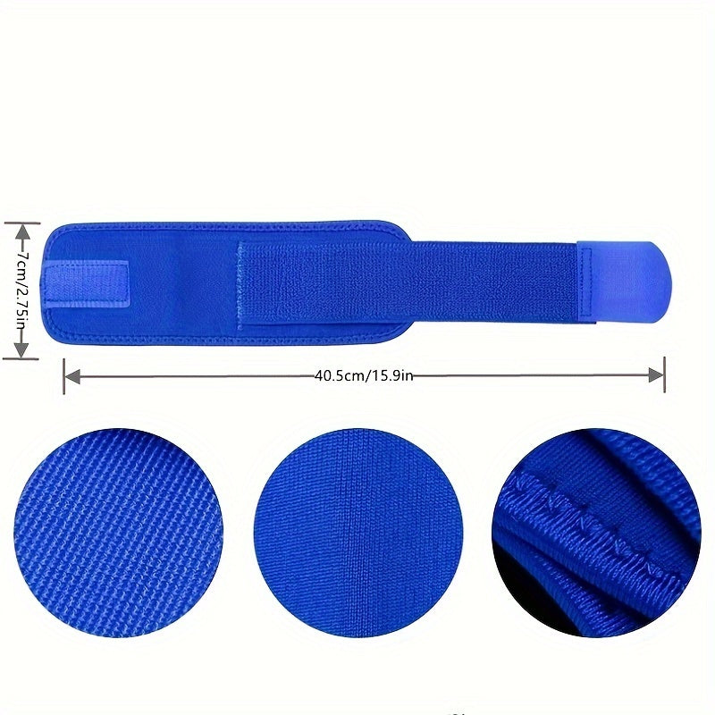 2pcs Adjustable Solid Wristband for Sports Fitness Roller Skates