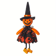 Cartoon Pumpkin Witch Pendant Halloween Party Props