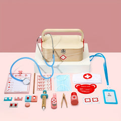 Hibobi Doctor Playset for Toddlers Educational Toy Set for Boys & Girls