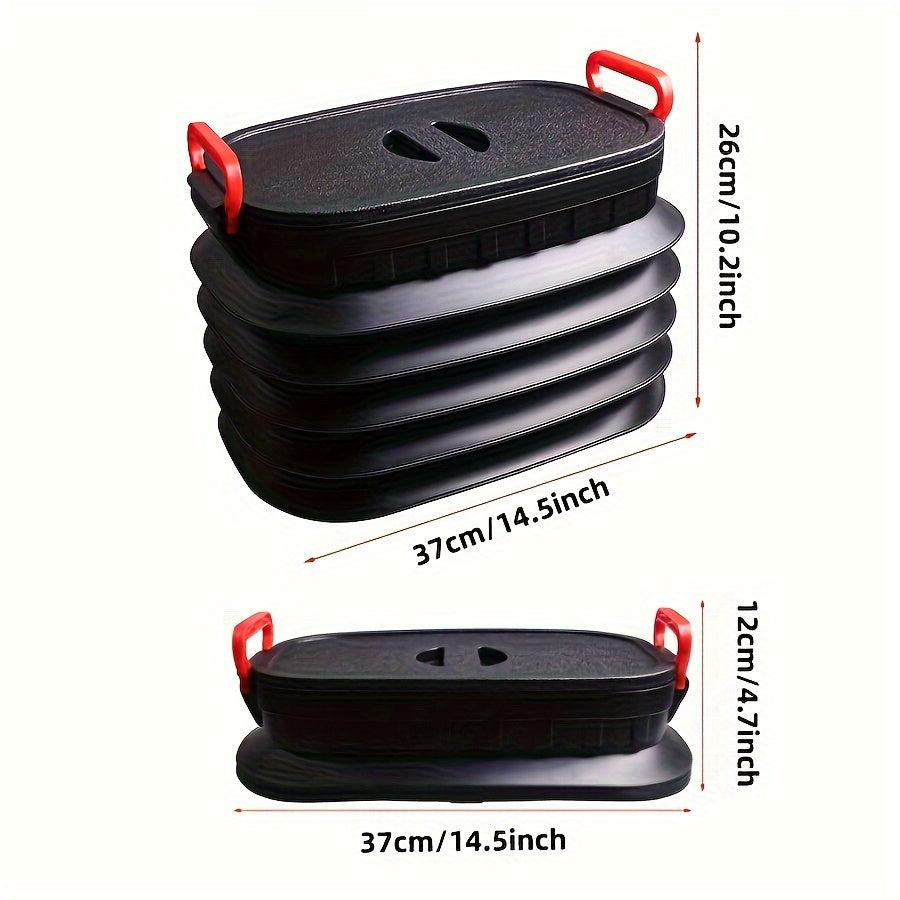 1pc Folding Storage Box Multifunctional Room Decor Kitchen Bathroom Bedroom Deco