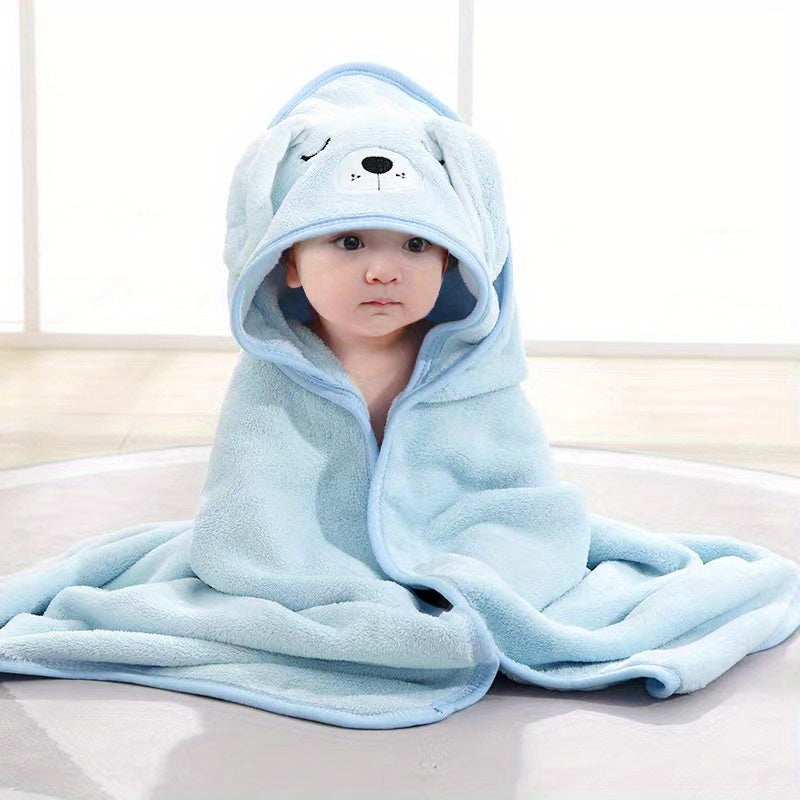 Newborn Baby Hooded Cloak Bath Towel Blanket