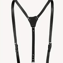 Men's PU Pin Buckle Suspenders Party Leather Strap