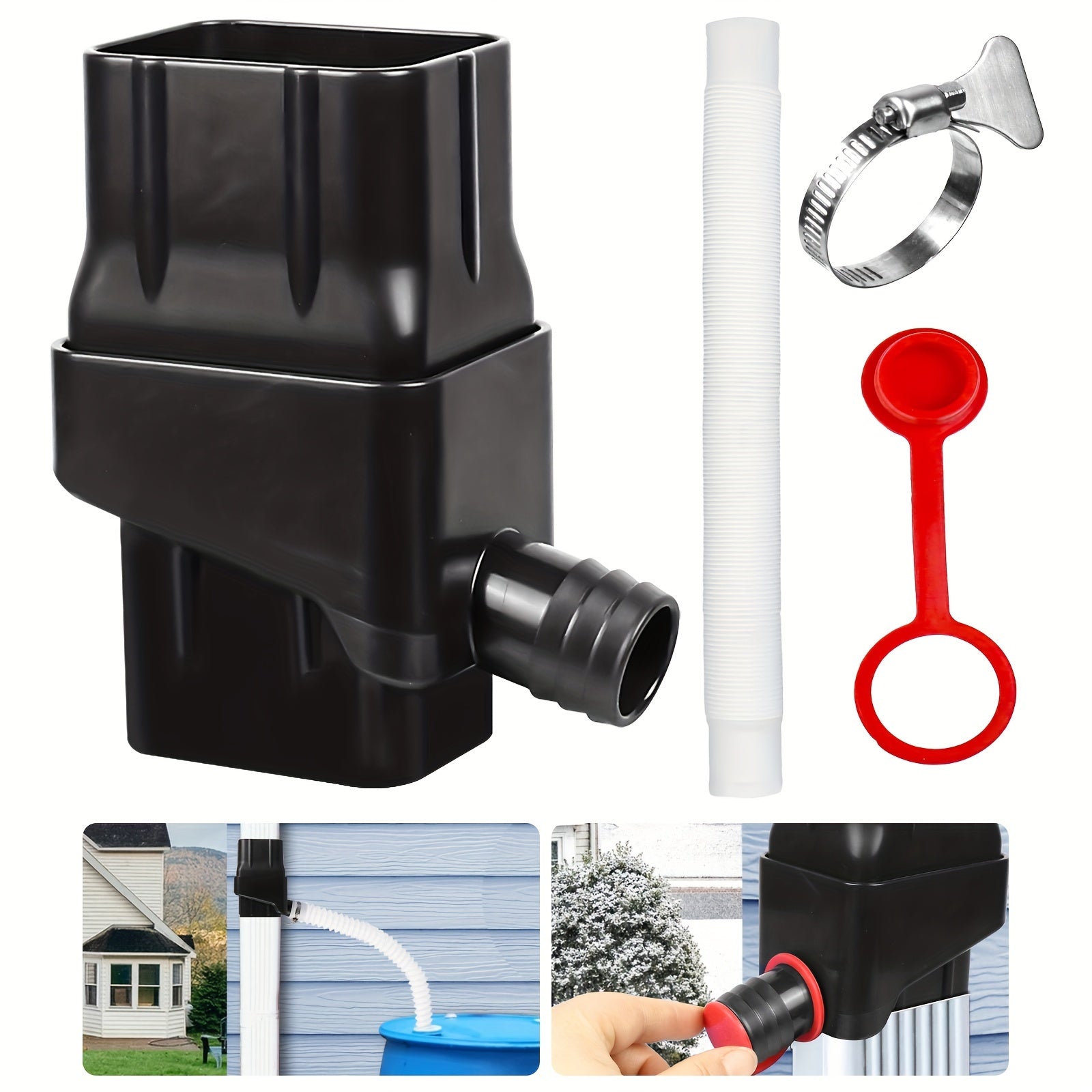 Rainwater Collection Drain Diverter System