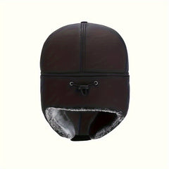 Thickened Velvet Trapper Hat for Men and Women - Windproof Winter Ski Hat