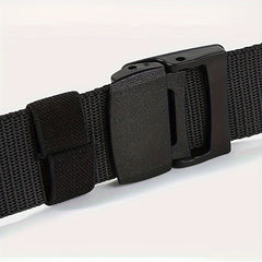 Nylon Canvas Belt with Plastic Buckle for Men and Women