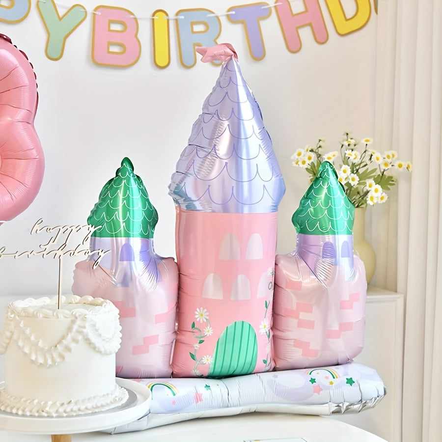 Large Castle Aluminum Balloon for Party Wedding Birthday Bridal Celebration