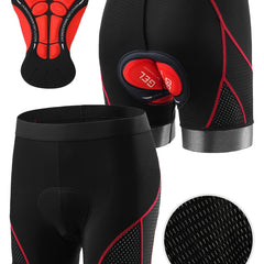 Men's Compression Cycling Shorts with 3D Gel Padded Short Pants