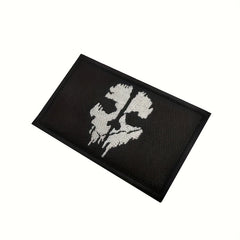 2pcs Ghost Pattern Embroidered Patches for Backpacks and Clothing