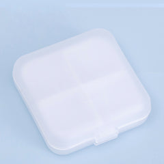 4 Compartment Travel Pill Box Portable Storage Case Medicine Organizer