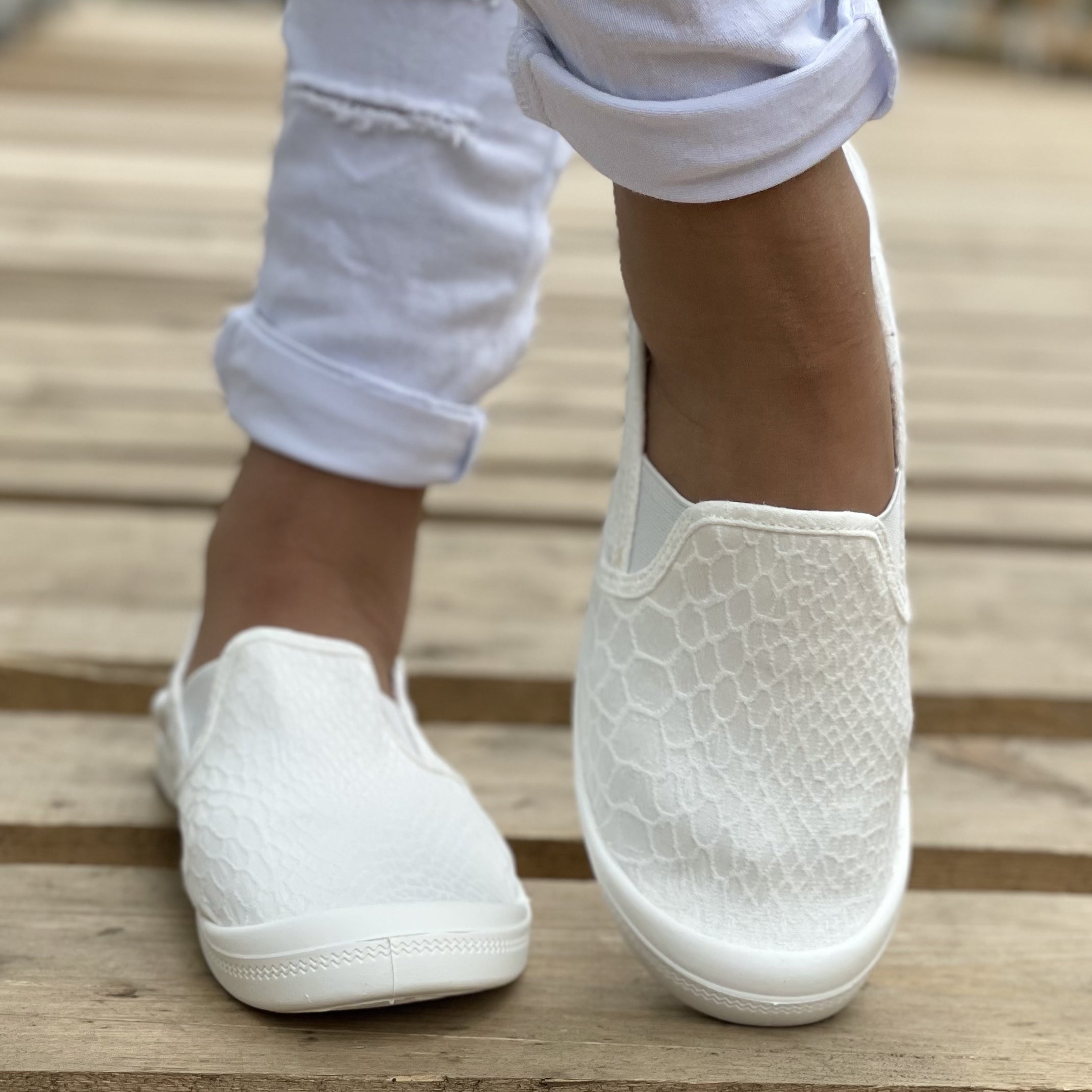Flat Canvas Shoes Snakeskin Slip On Loafers Casual Walking Shoes